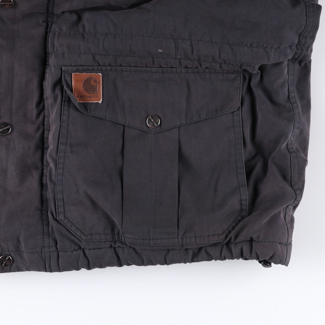 Carhartt Mentor Jacket, hooded, padded work jacket, men's size XL polyester black type Vintage Second Hand