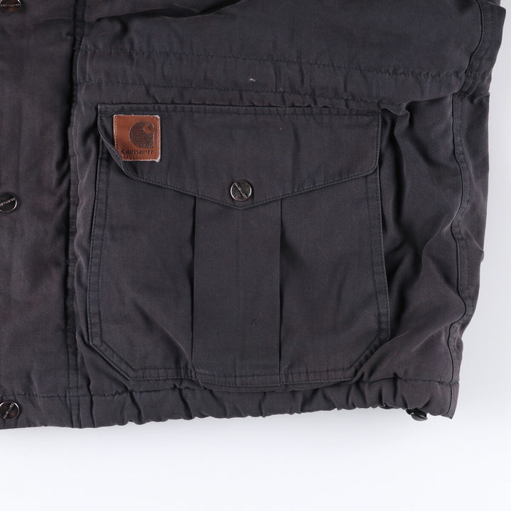 Carhartt Mentor Jacket, hooded, padded work jacket, men's size XL polyester black type Vintage Second Hand