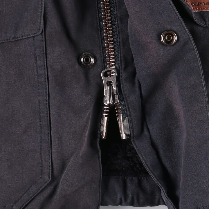 Carhartt Mentor Jacket, hooded, padded work jacket, men's size XL polyester black type Vintage Second Hand