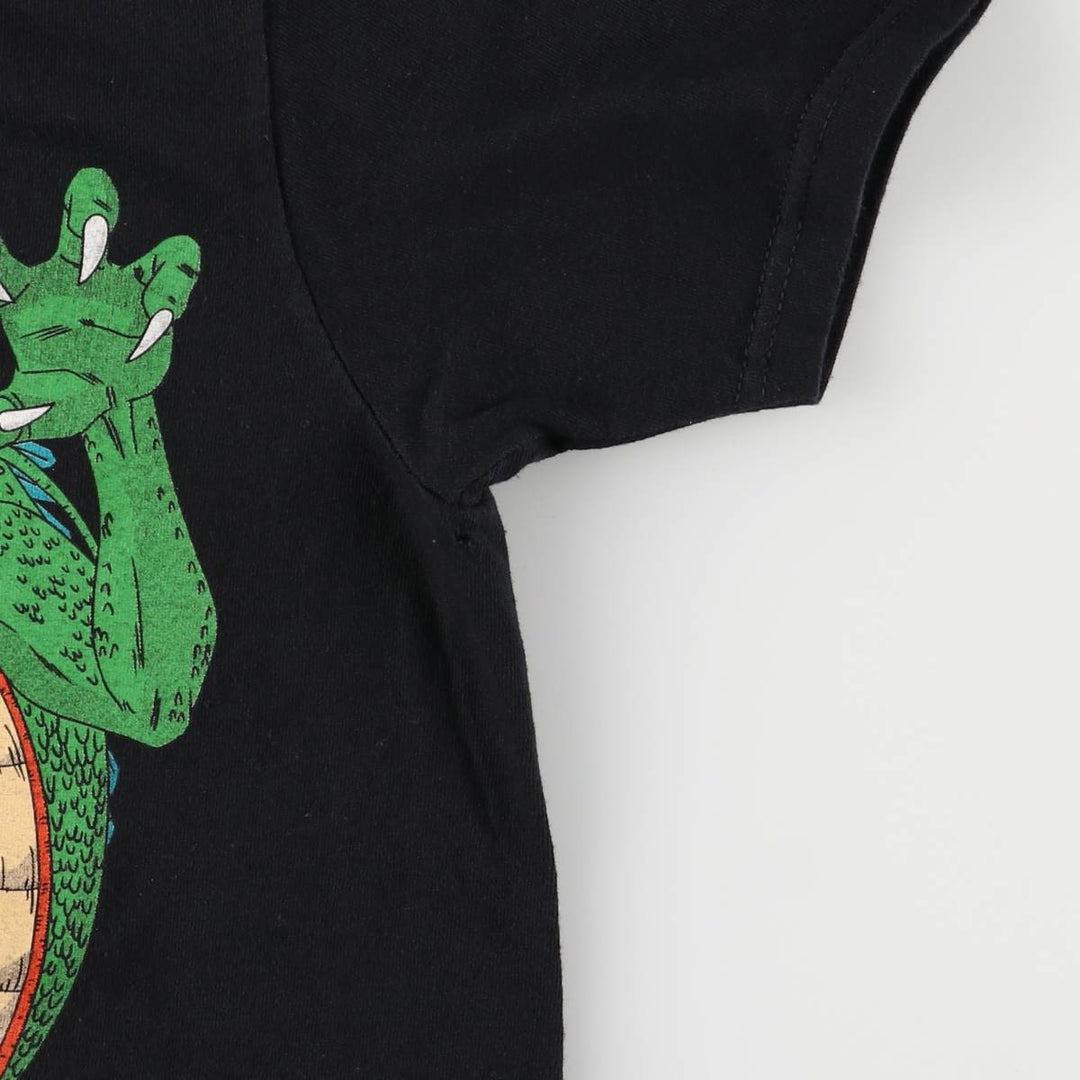DRAGONBALL Z Dragon Ball Z Anime Character Print T-Shirt, Men's Size Small cotton black type Vintage Second Hand