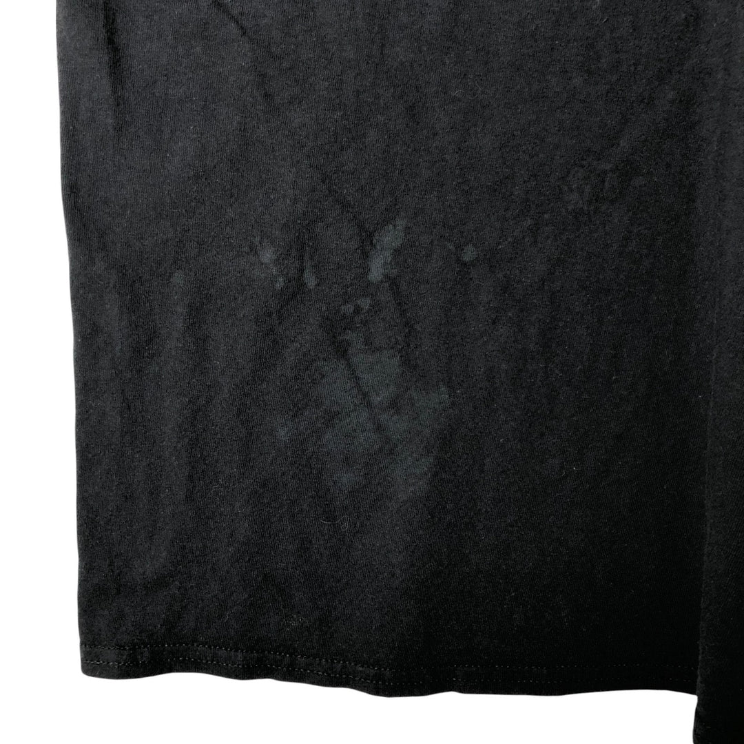 METALLICA Skull Pattern Band T-shirt Band Tee Men's M size cotton black type Vintage Second Hand