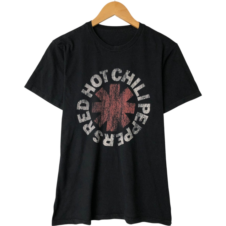 RED HOT CHILI PEPPERS Red Hot Chili Peppers Band T-shirt Band T Men's S equivalent unclear black type Vintage Second Hand