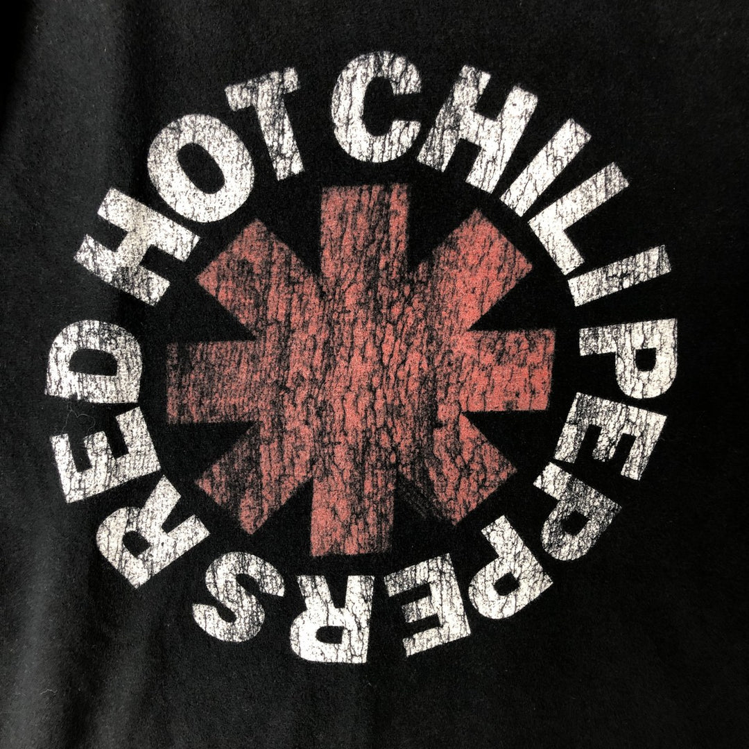 RED HOT CHILI PEPPERS Red Hot Chili Peppers Band T-shirt Band T Men's S equivalent unclear black type Vintage Second Hand