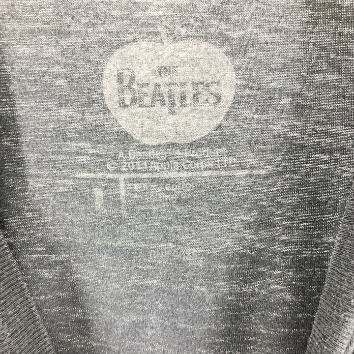 THE BEATLES The Beatles Band T-shirt Band T Men's L size cotton black type Vintage Second Hand