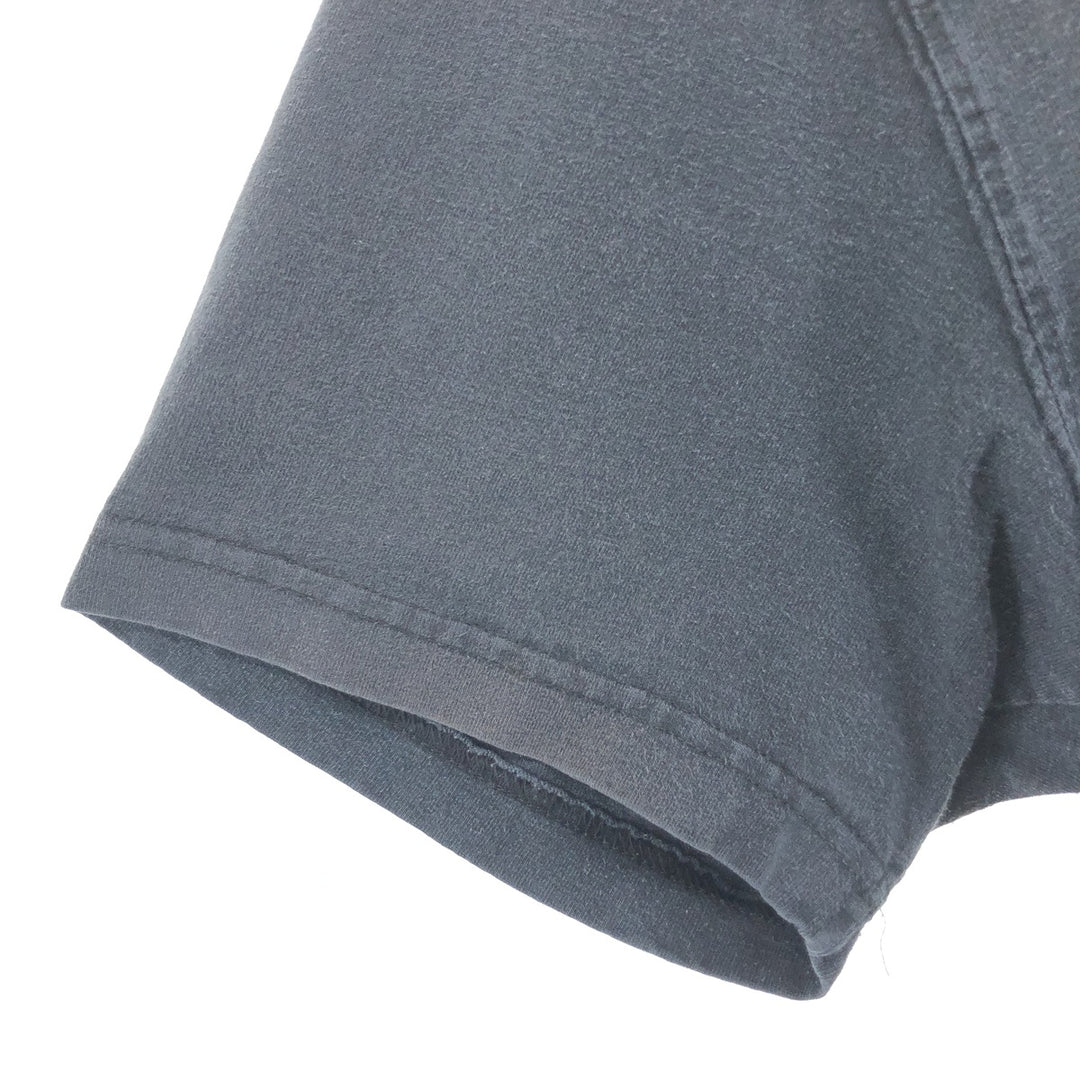 Carhartt short sleeve logo T-shirt, men's XL size cotton black type Vintage Second Hand