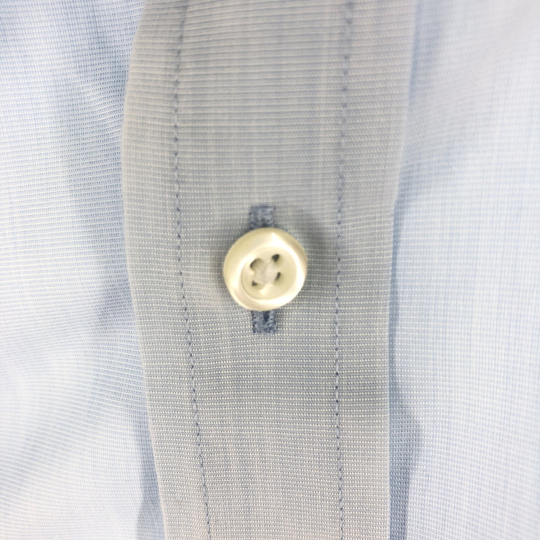 Brooks Brothers 1818 short sleeve button-down shirt, men's size M cotton Blue type light blue Vintage Second Hand