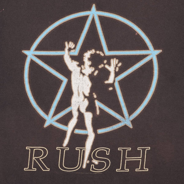 RUSH Band T-shirt, Men's XL size unknown brown type Vintage Second Hand