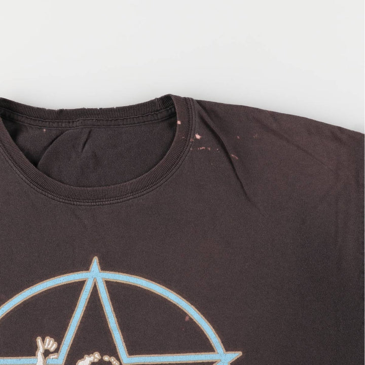 RUSH Band T-shirt, Men's XL size unknown brown type Vintage Second Hand