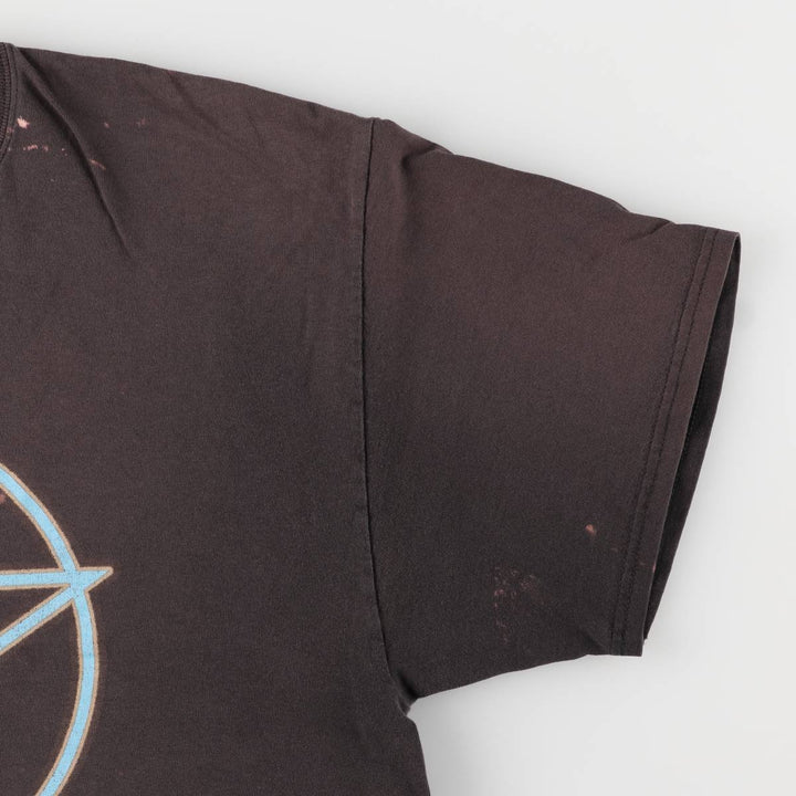 RUSH Band T-shirt, Men's XL size unknown brown type Vintage Second Hand