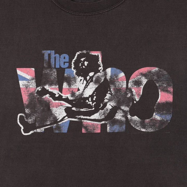 00'S Bravado The Who Band T-shirt, Made in USA, Men's L size cotton black type Vintage Second Hand