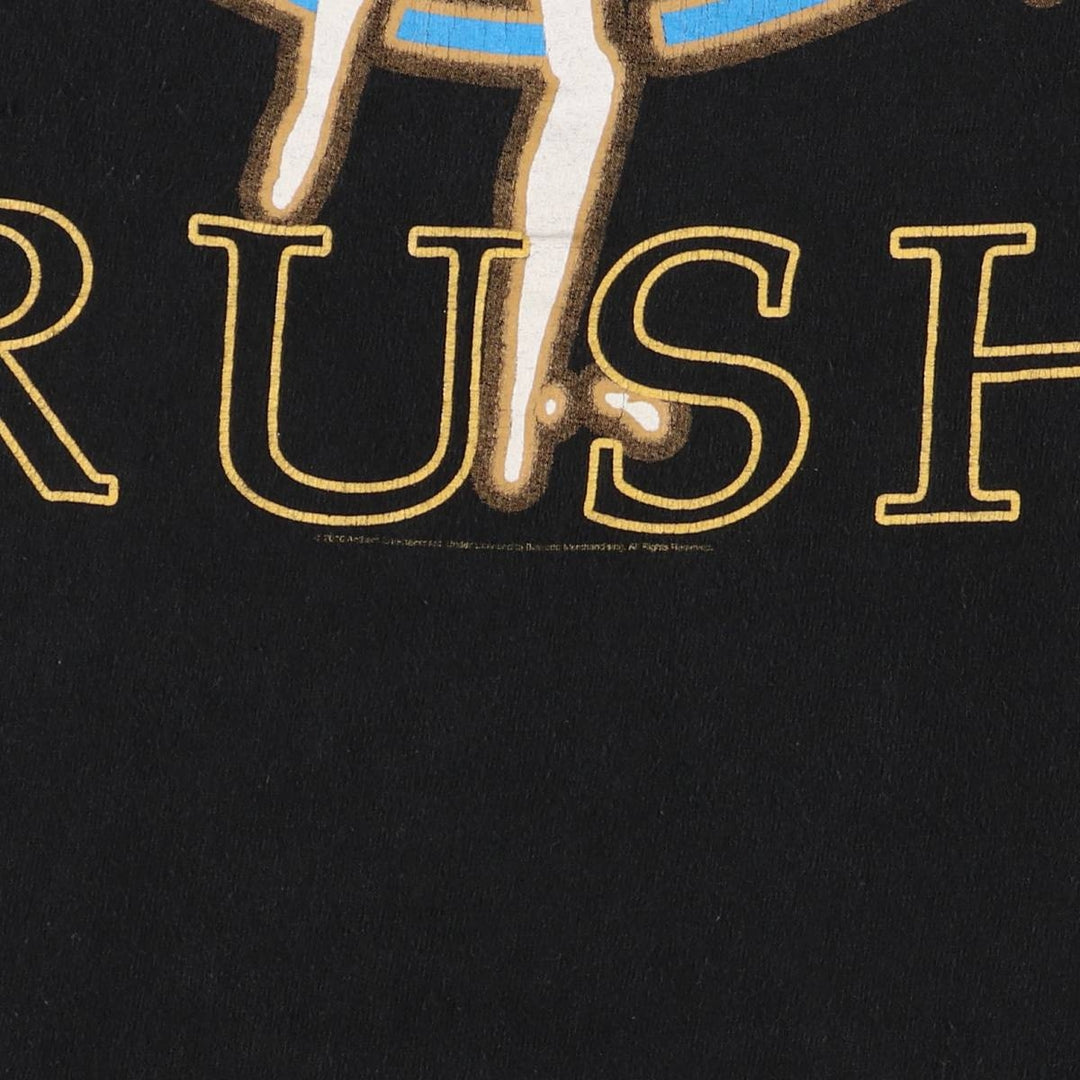 RUSH Band T-shirt, Men's XL size unclear black type Vintage Second Hand