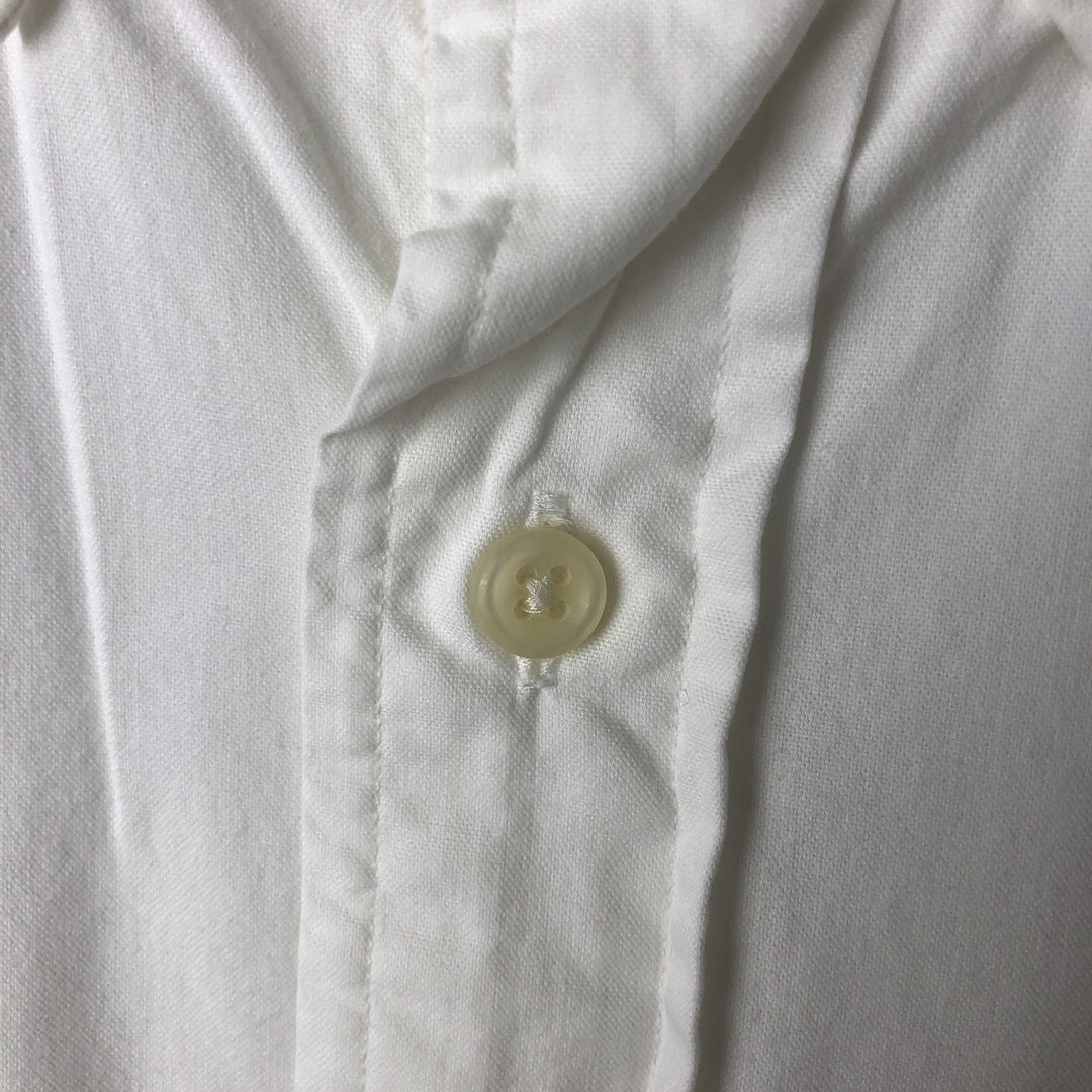 Ralph Lauren Classic Fit short sleeve button down shirt, men's size M cotton white type Vintage Second Hand