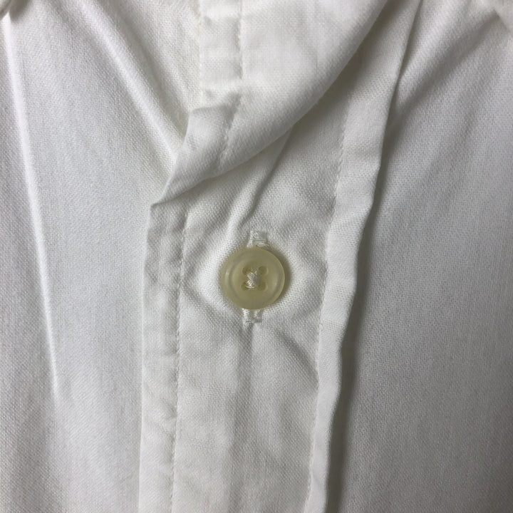 Ralph Lauren Classic Fit short sleeve button down shirt, men's size M cotton white type Vintage Second Hand
