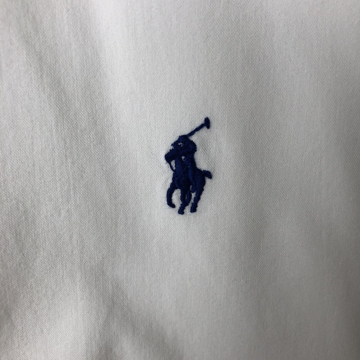 Ralph Lauren Classic Fit short sleeve button down shirt, men's size M cotton white type Vintage Second Hand