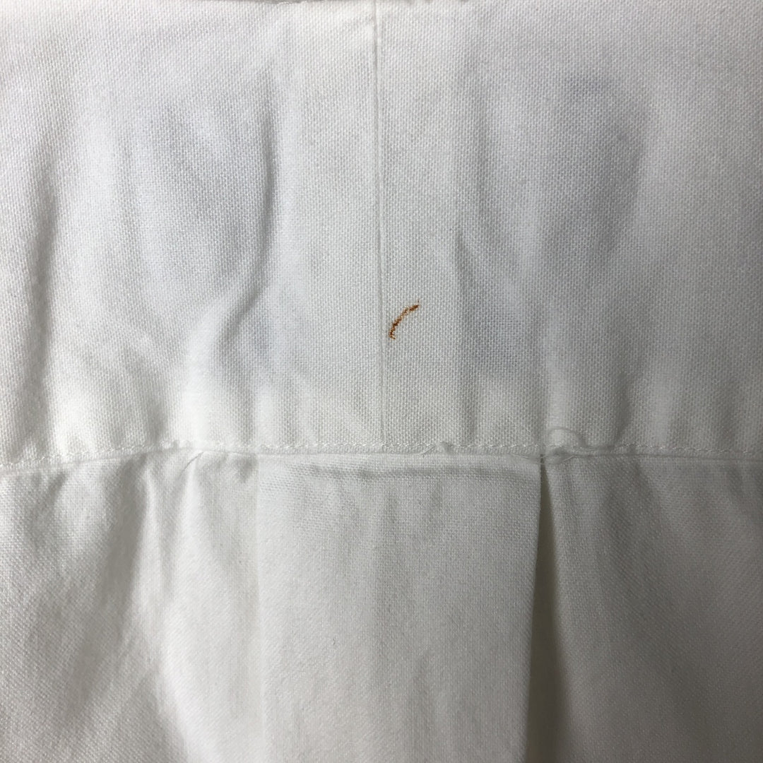Ralph Lauren Classic Fit short sleeve button down shirt, men's size M cotton white type Vintage Second Hand