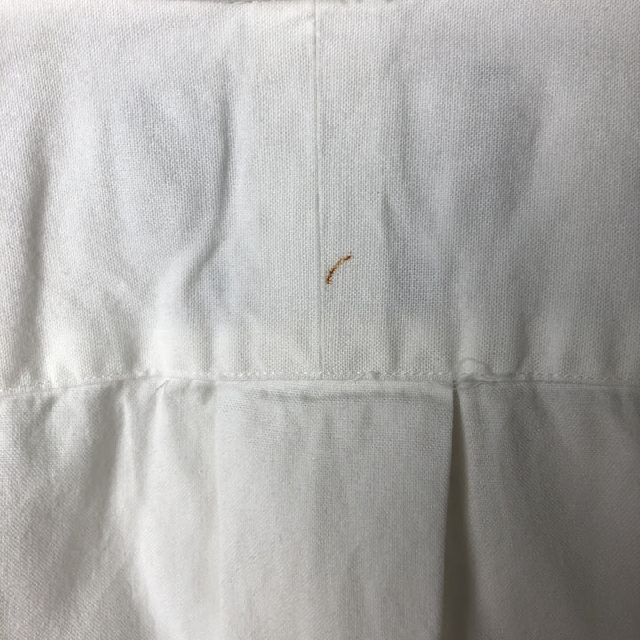 Ralph Lauren Classic Fit short sleeve button down shirt, men's size M cotton white type Vintage Second Hand
