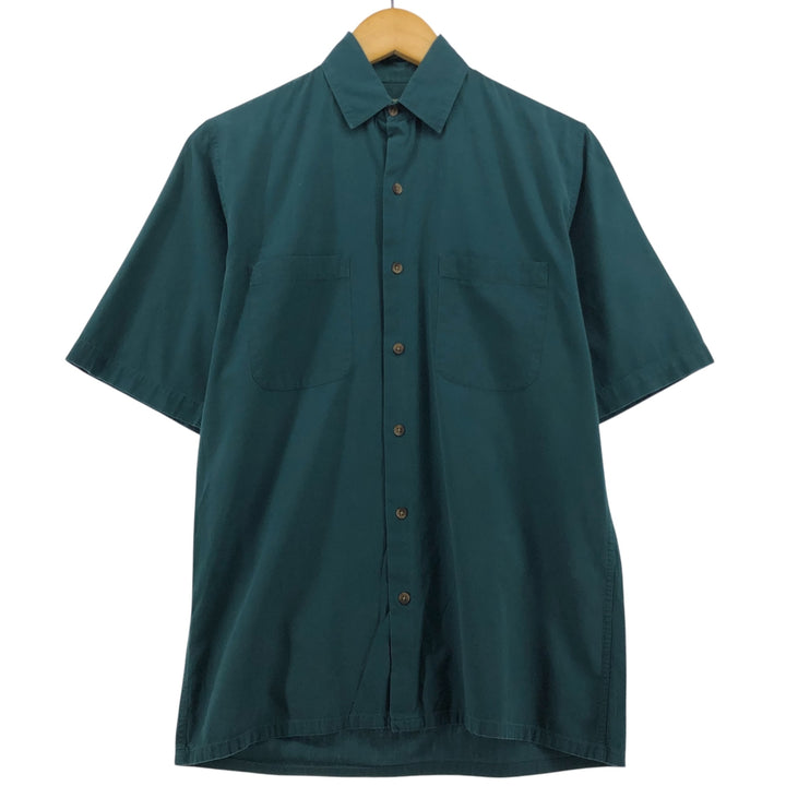80'S Banana Republic BANANA REPUBLIC Short Sleeve Cotton Shirt Box Shirt Men's XS Vintage cotton green type Vintage Second Hand