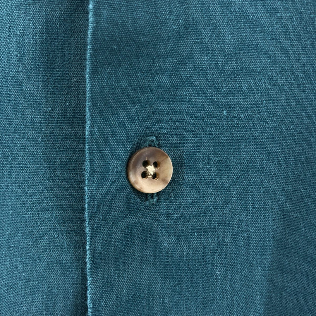 80'S Banana Republic BANANA REPUBLIC Short Sleeve Cotton Shirt Box Shirt Men's XS Vintage cotton green type Vintage Second Hand
