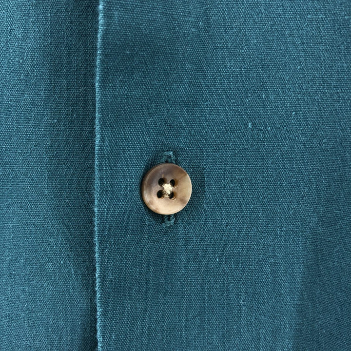 80'S Banana Republic BANANA REPUBLIC Short Sleeve Cotton Shirt Box Shirt Men's XS Vintage cotton green type Vintage Second Hand