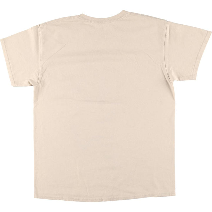 SAILOR MOON Pretty Guardian Sailor Moon Tsukino Usagi Anime Character Print T-Shirt Men's L size unclear Beige type Vintage Second Hand
