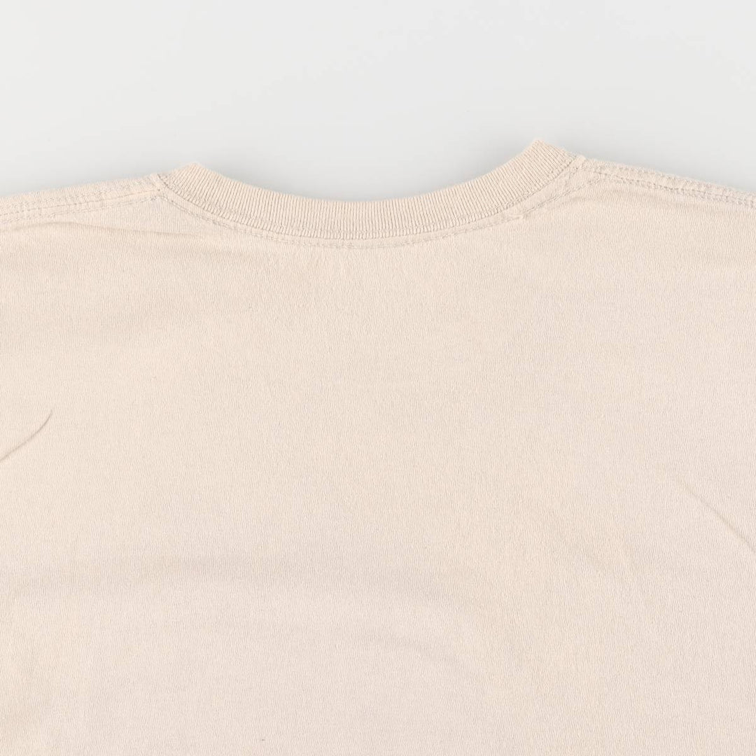 SAILOR MOON Pretty Guardian Sailor Moon Tsukino Usagi Anime Character Print T-Shirt Men's L size unclear Beige type Vintage Second Hand