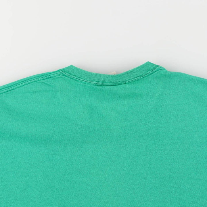 90'S Sesame Street Oscar Large Print Character Print T-Shirt Men's L Size Vintage cotton green type Vintage Second Hand
