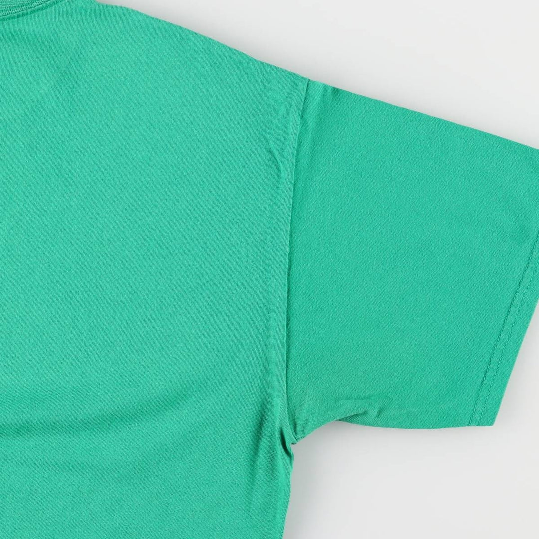 90'S Sesame Street Oscar Large Print Character Print T-Shirt Men's L Size Vintage cotton green type Vintage Second Hand