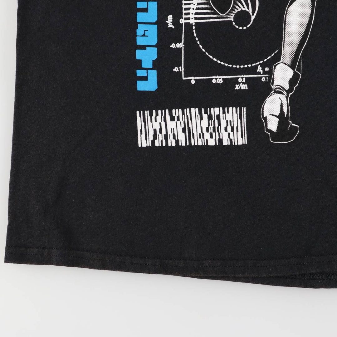 GOAT CREW COWBOY BEEBOP Cowboy Bebop Favorite Valentine Anime Character Print T-shirt Men's M size cotton black type Vintage Second Hand