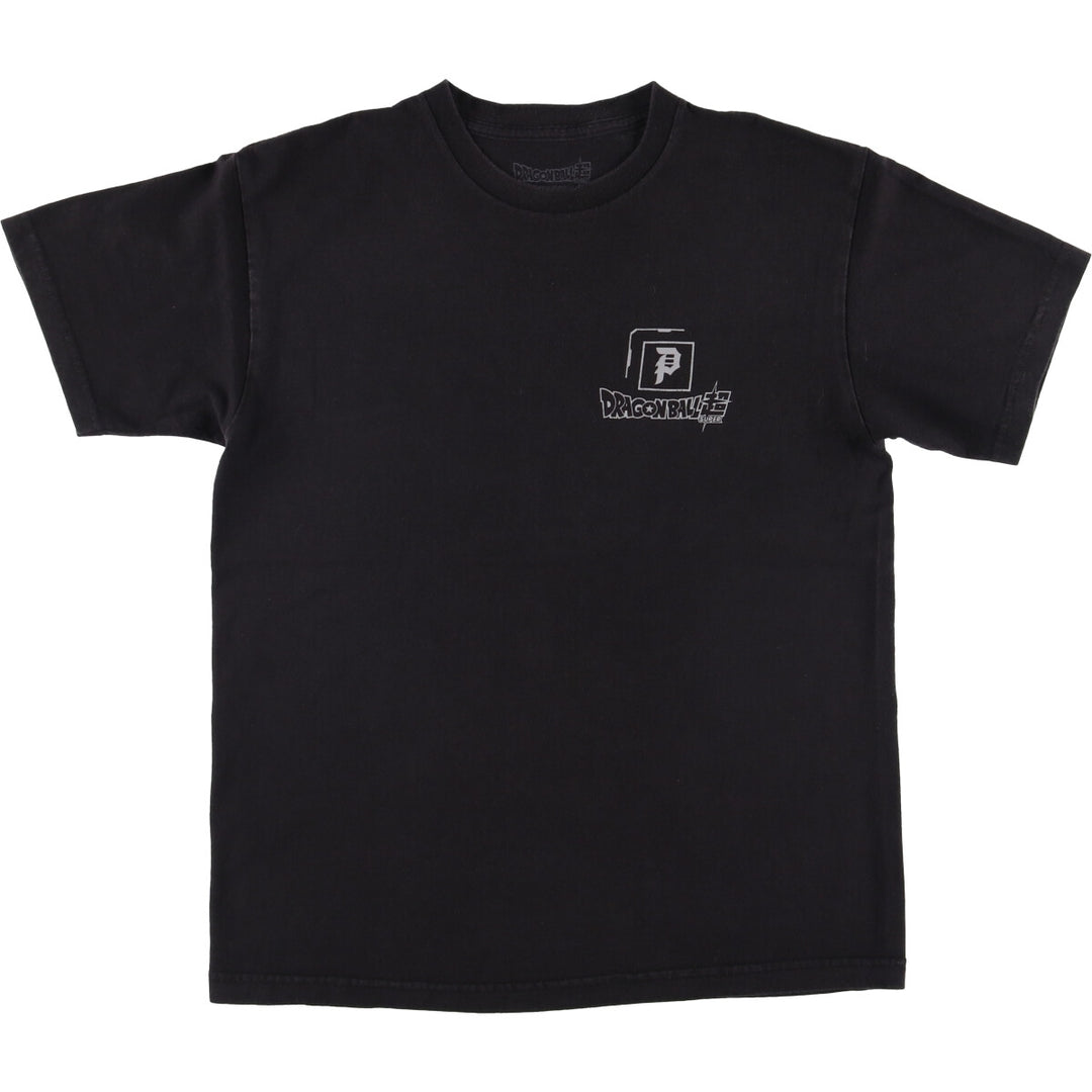 DORAGONBALL Super Dragon Ball Super Son Goku Goku Black Anime Character Print T-Shirt Men's M size cotton black type Vintage Second Hand