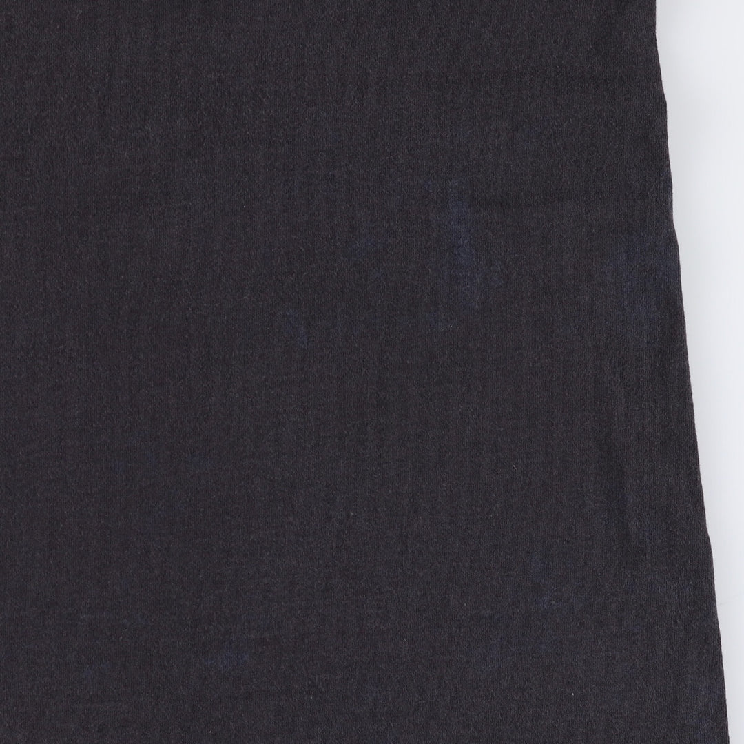 90'S Fruit of the Loom printed T-shirt, made in the USA, men's size L, vintage cotton black type Vintage Second Hand