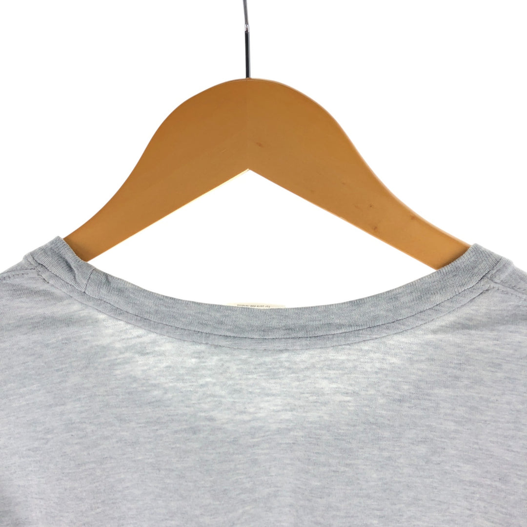 Calvin Klein long-sleeved T-shirt, men's size L cotton gray type Vintage Second Hand