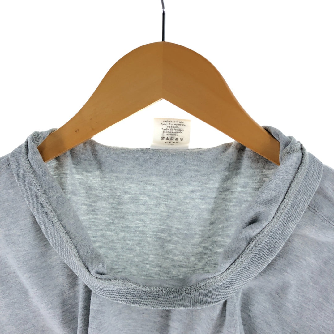 Calvin Klein long-sleeved T-shirt, men's size L cotton gray type Vintage Second Hand