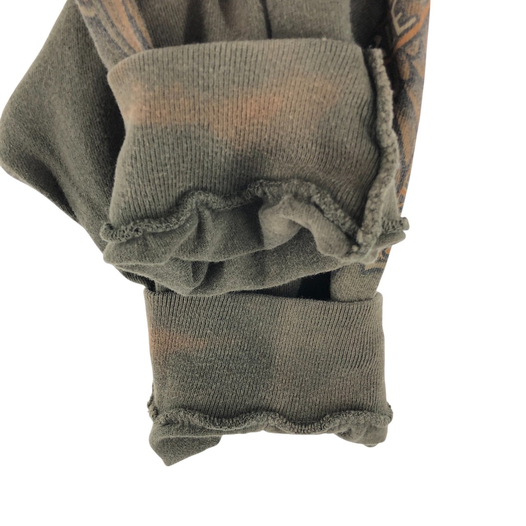 00'S Harley-Davidson Long Sleeve T-Shirt Made in USA Men's XL cotton Khaki type Vintage Second Hand