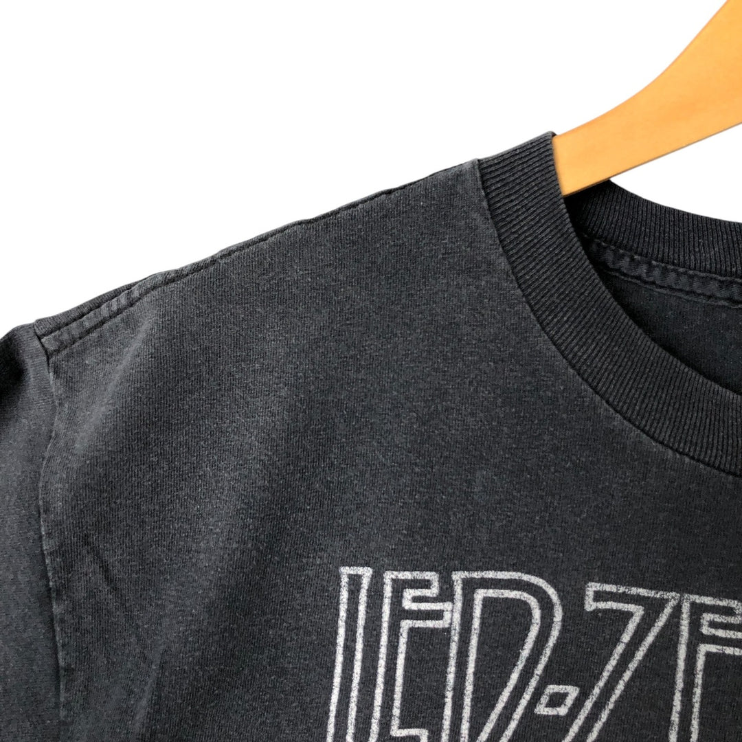 Led Zeppelin Band T-shirt, Band T, Men's M size unclear black type Vintage Second Hand
