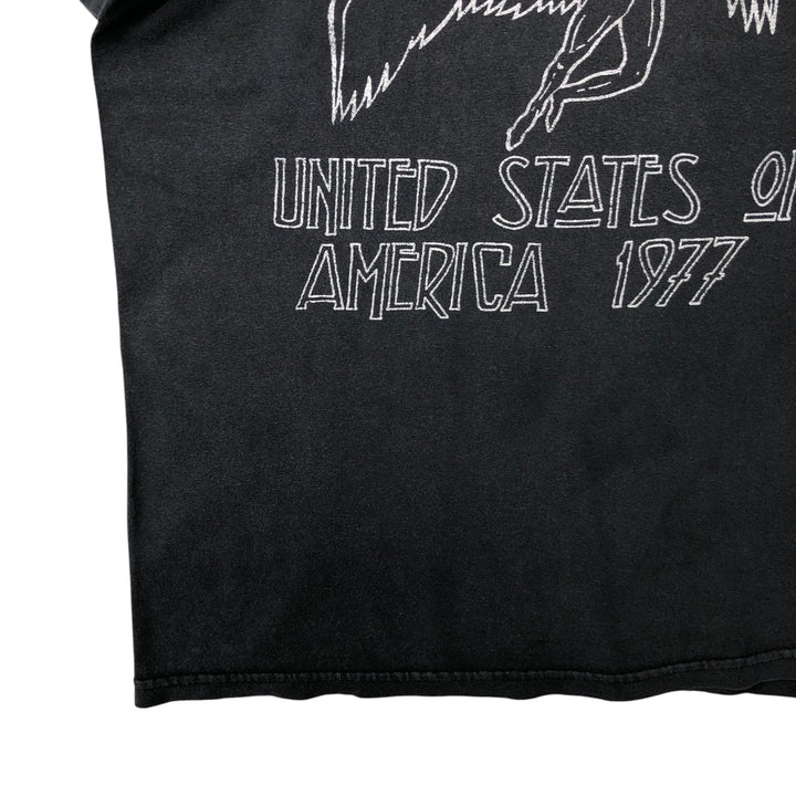 Led Zeppelin Band T-shirt, Band T, Men's M size unclear black type Vintage Second Hand
