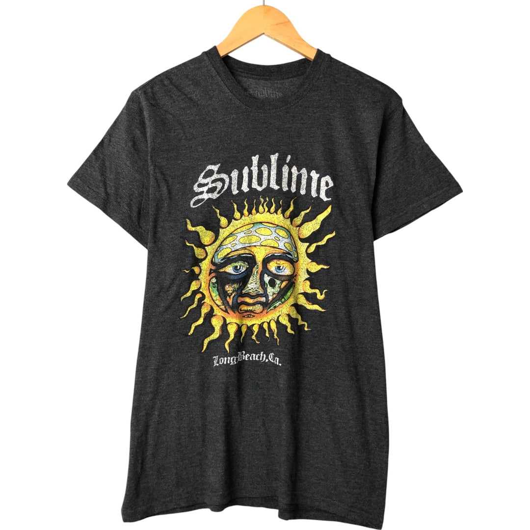 SUBLIME Band T-shirt, Men's XL size cotton Charcoal Vintage Second Hand