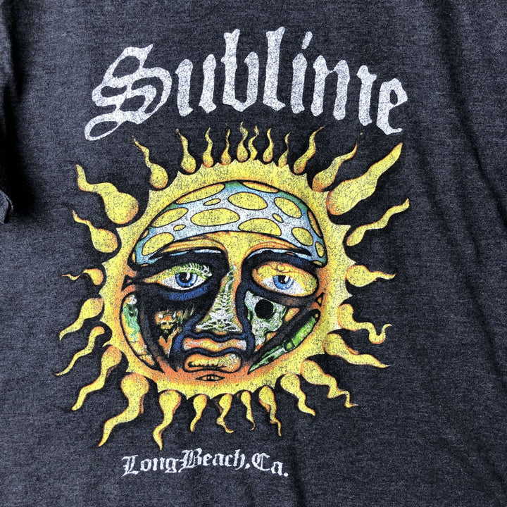 SUBLIME Band T-shirt, Men's XL size cotton Charcoal Vintage Second Hand