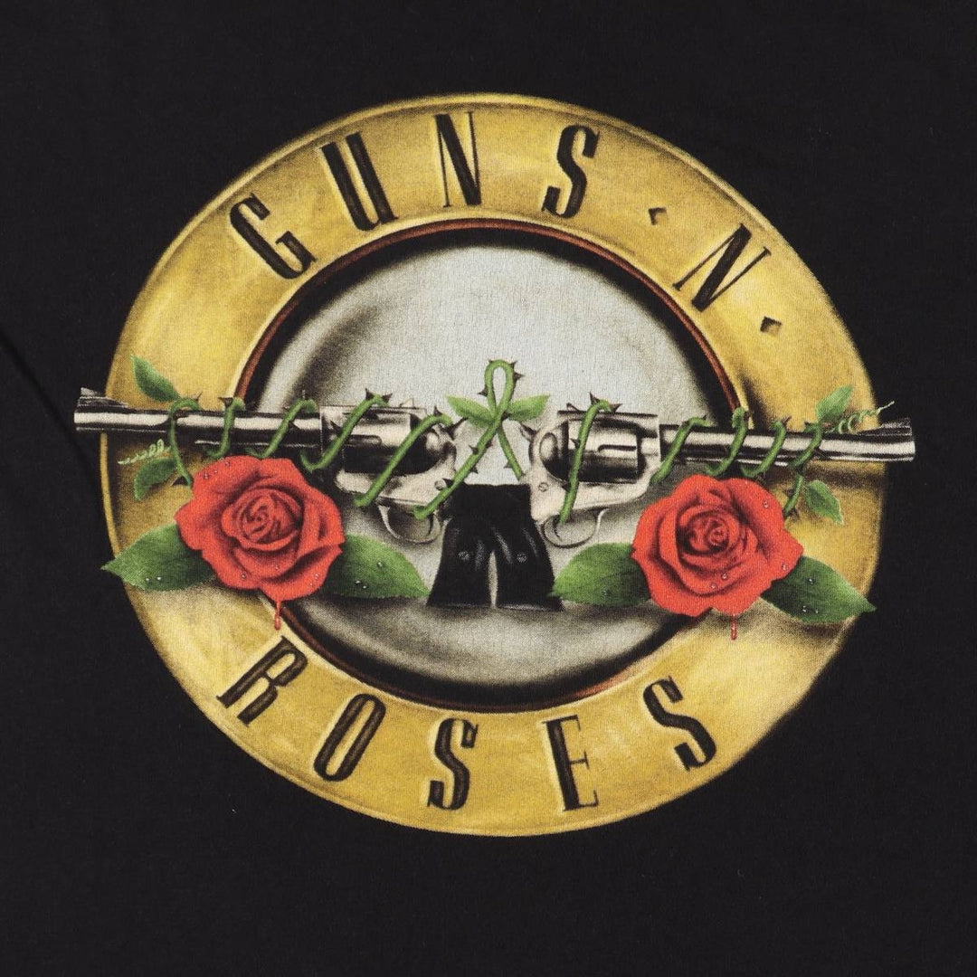GUNS N' ROSES Guns N' Roses Band T-shirt Band T Men's L size cotton black type Vintage Second Hand