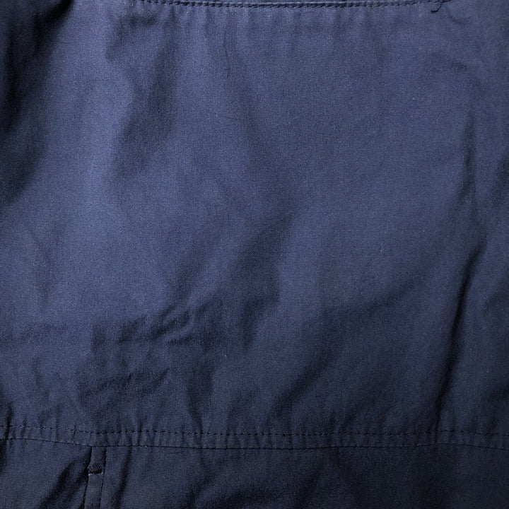 Authentic 1980'S US Navy Utility Jacket, Men's Blue, Made in USA, Size 48L (Men's XL) polyester navy blue type Vintage Second Hand