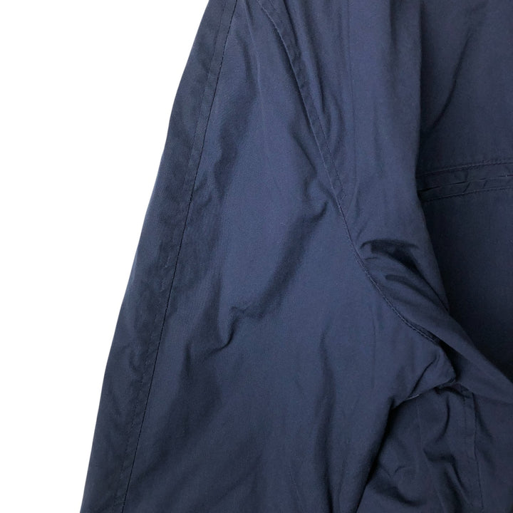 Authentic 1980'S US Navy Utility Jacket, Men's Blue, Made in USA, Size 48L (Men's XL) polyester navy blue type Vintage Second Hand