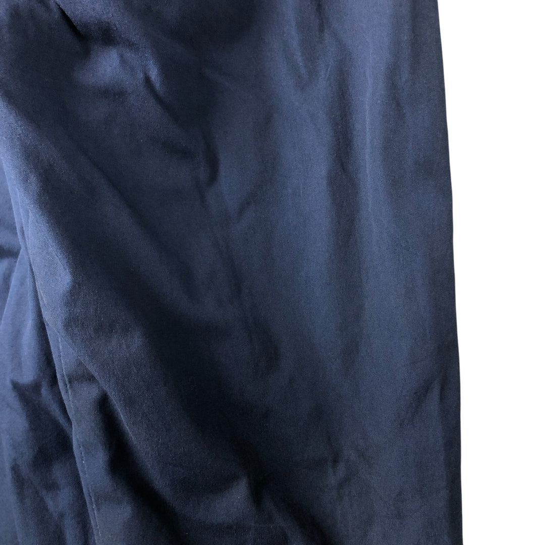 Authentic 1980'S US Navy Utility Jacket, Men's Blue, Made in USA, Size 48L (Men's XL) polyester navy blue type Vintage Second Hand