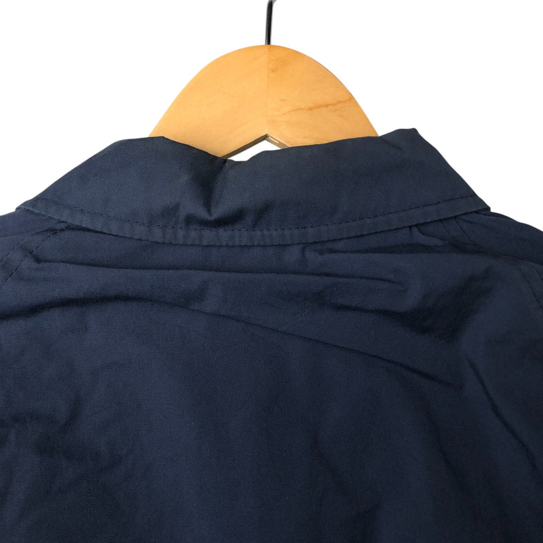 Authentic 1980'S US Navy Utility Jacket, Men's Blue, Made in USA, Size 48L (Men's XL) polyester navy blue type Vintage Second Hand