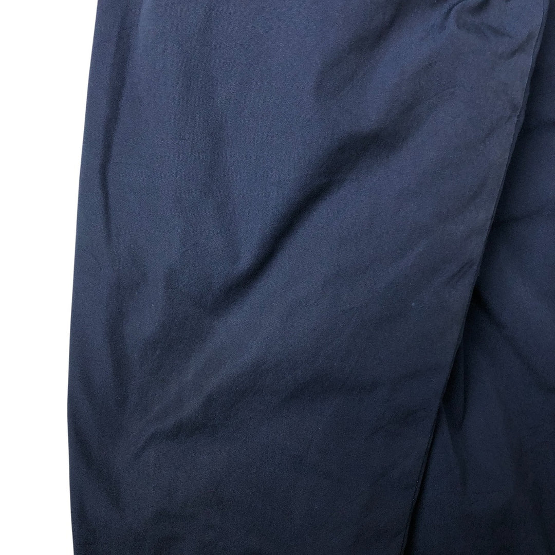 Authentic 1980'S US Navy Utility Jacket, Men's Blue, Made in USA, Size 48L (Men's XL) polyester navy blue type Vintage Second Hand