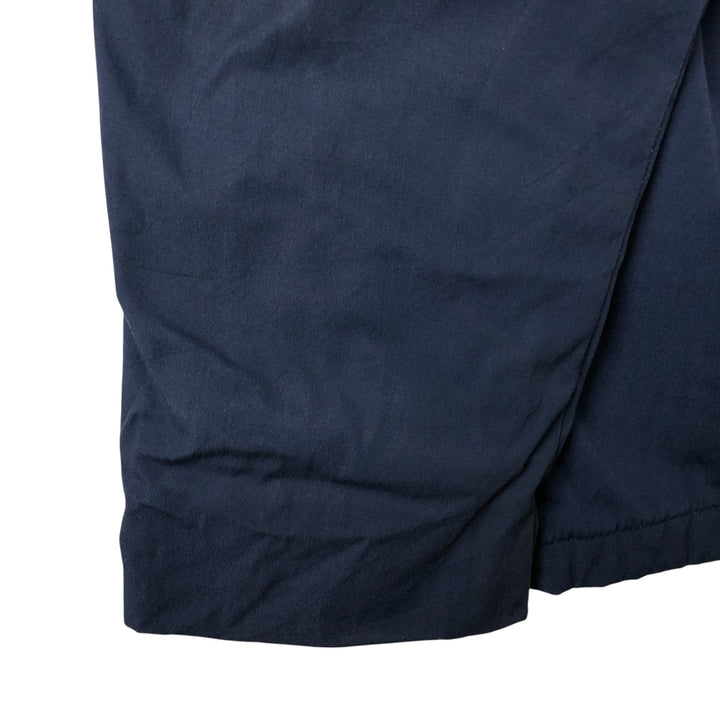 Authentic 1980'S US Navy Utility Jacket, Men's Blue, Made in USA, Size 48L (Men's XL) polyester navy blue type Vintage Second Hand