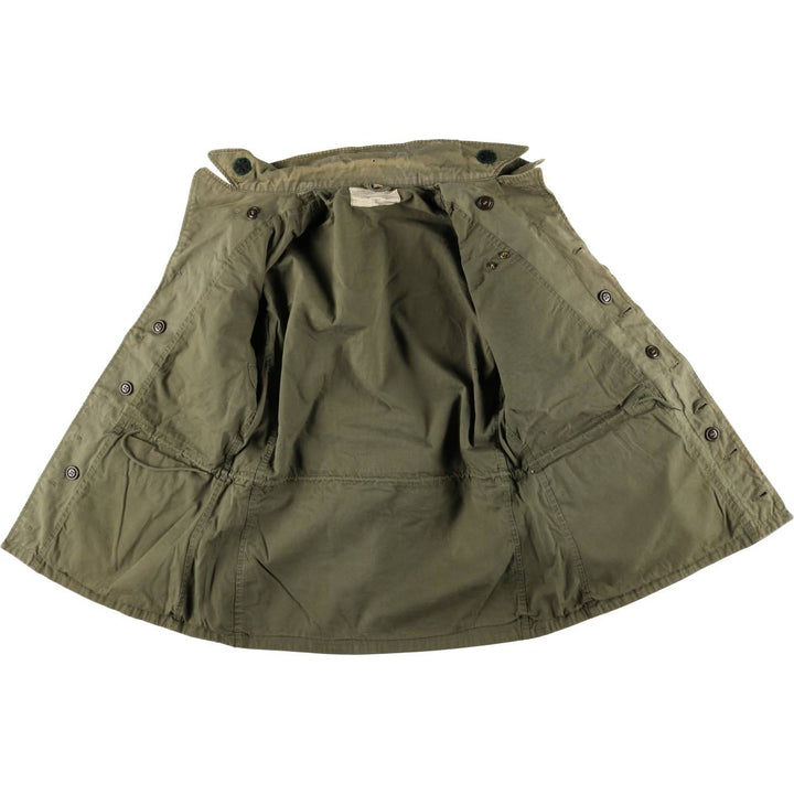 Vintage 1940'S US Army M-1943 Stars and Stripes Military Field Jacket with Badge, Made in USA, Size 34R, Men's Medium unclear Khaki type Vintage Second Hand