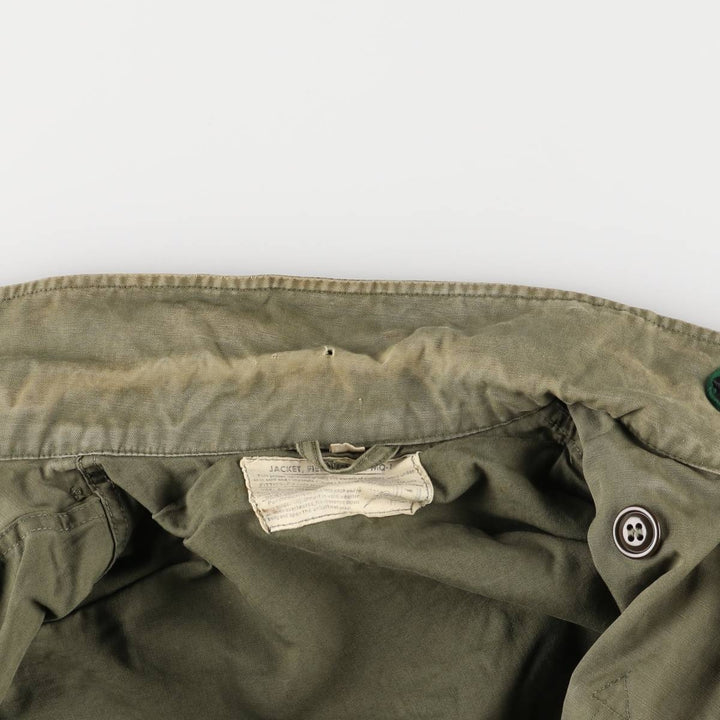 Vintage 1940'S US Army M-1943 Stars and Stripes Military Field Jacket with Badge, Made in USA, Size 34R, Men's Medium unclear Khaki type Vintage Second Hand