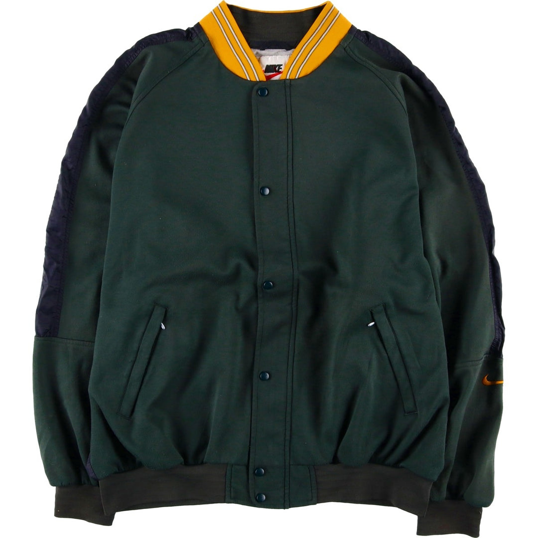 90'S Nike Windbreaker Men's XL Vintage polyester Green type dark green Vintage Second Hand