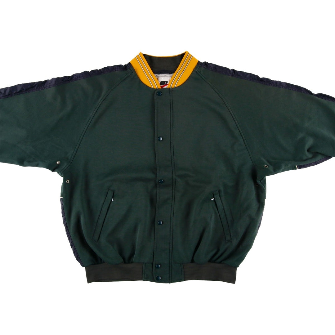 90'S Nike Windbreaker Men's XL Vintage polyester Green type dark green Vintage Second Hand