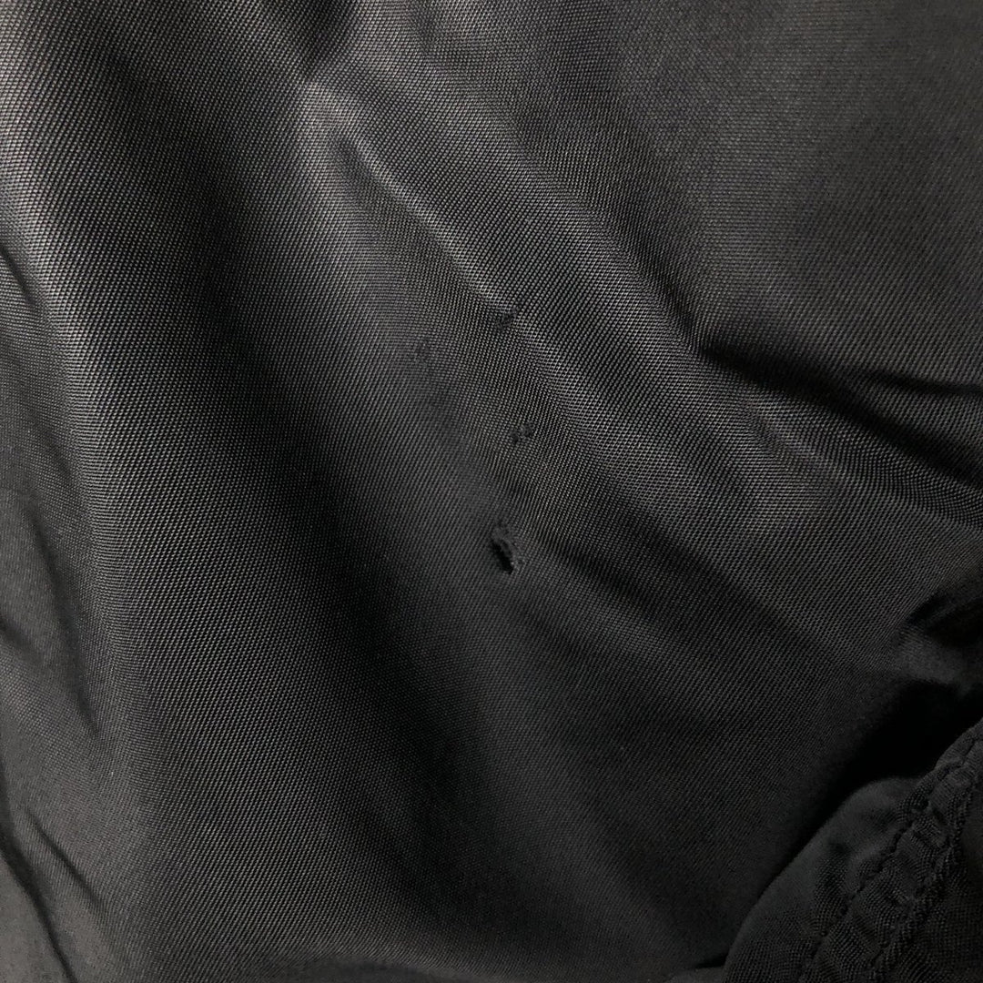 90'S civilian Alpha MA-1 style padded military flight jacket, made in the USA, men's size L, vintage Nylon black type Vintage Second Hand