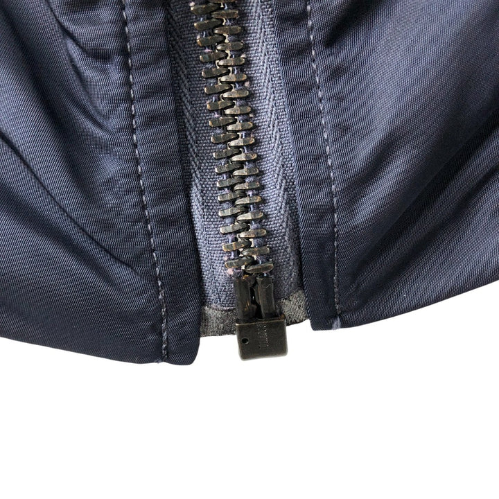 Vintage 1990'S Alpha MA-1 Military Flight Jacket, Made in the USA, Men's Size Medium Nylon navy blue type Vintage Second Hand